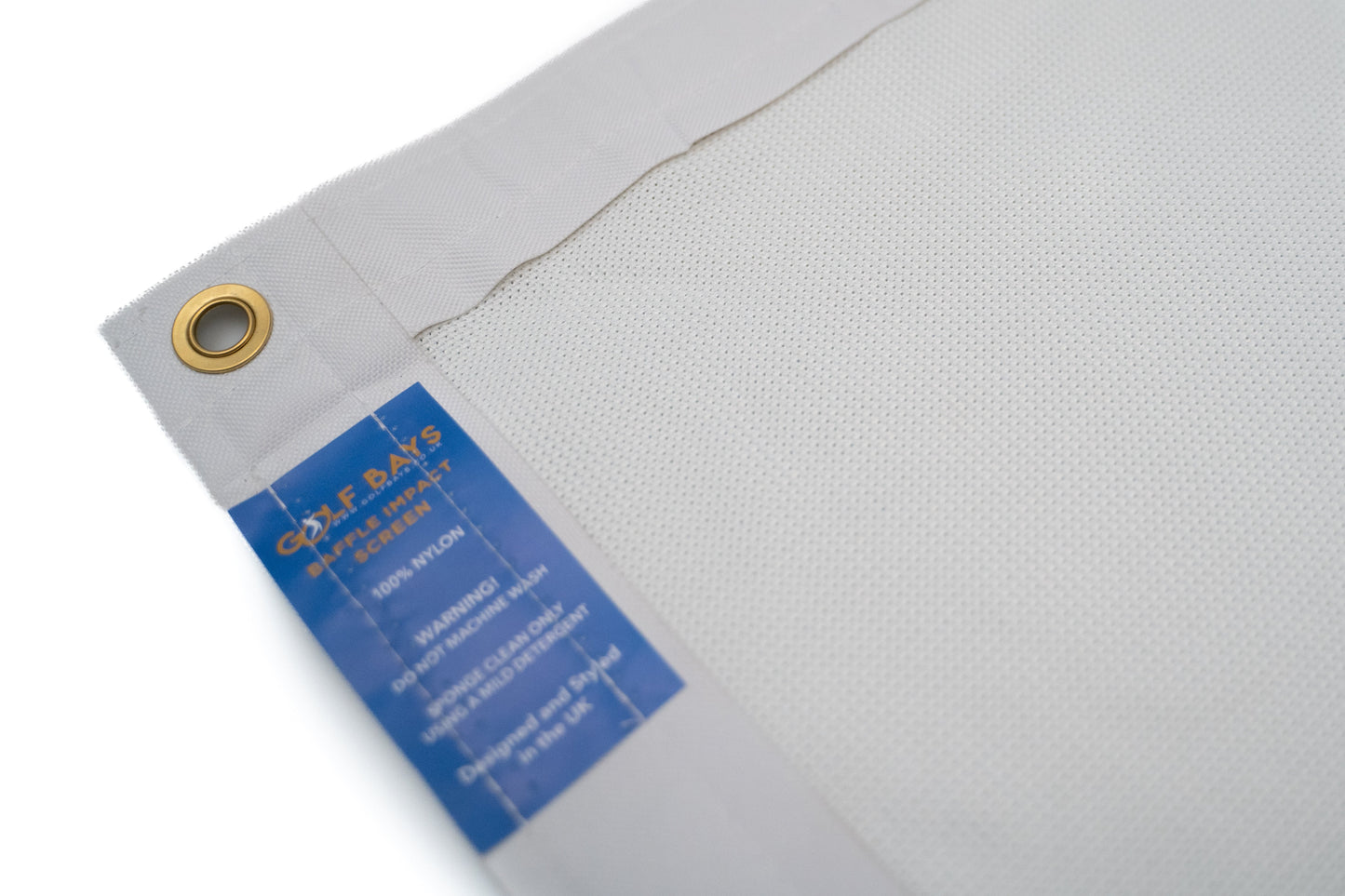 GolfBays Close Knit Baffle Simulator Impact Screen