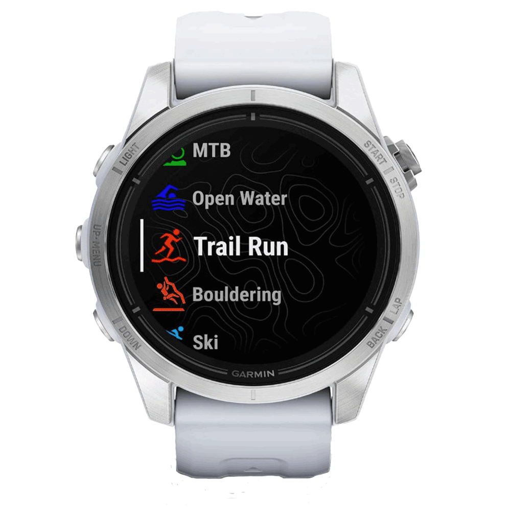 Garmin Fenix 7S Solar Whitestone
