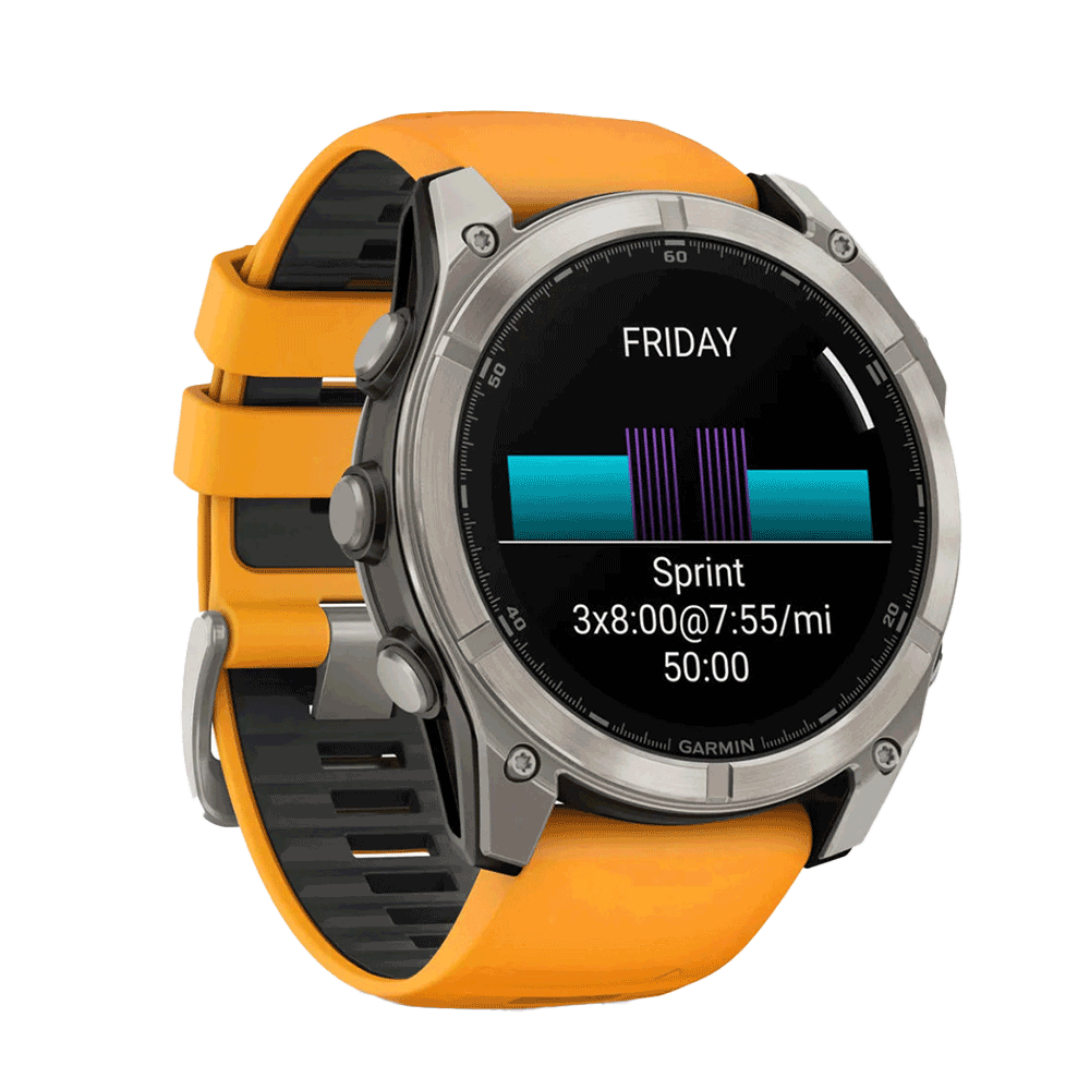 Garmin Fēnix® 8 - Amoled Saphire - Orange