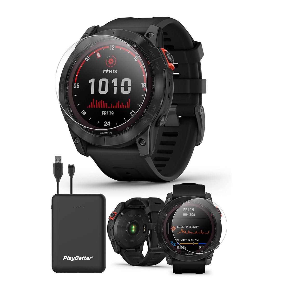 Garmin fenix 7X Solar / fenix 7X Sapphire Solar Multisport GPS Fitness Watch