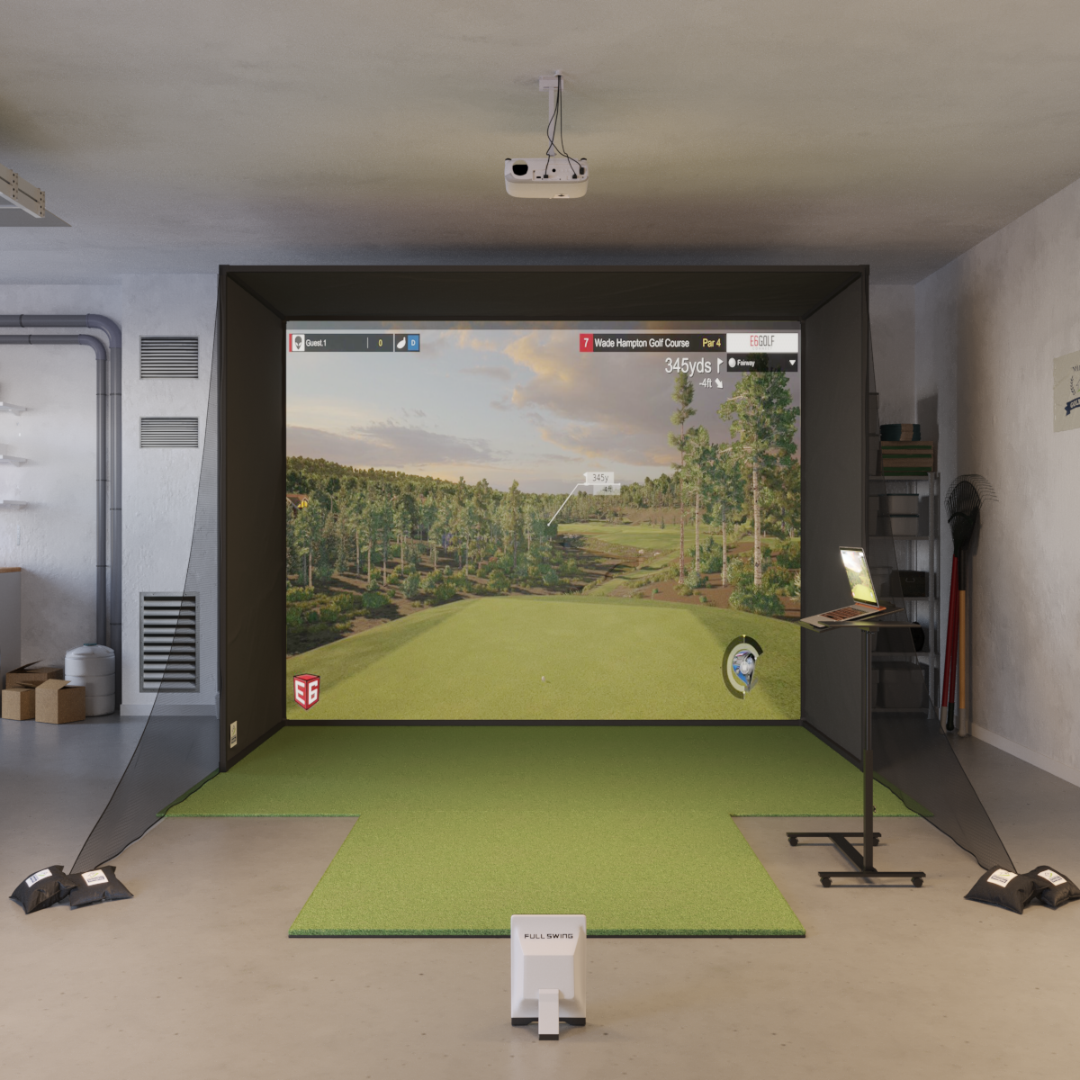 Full Swing KIT SwingBay Golf Simulator