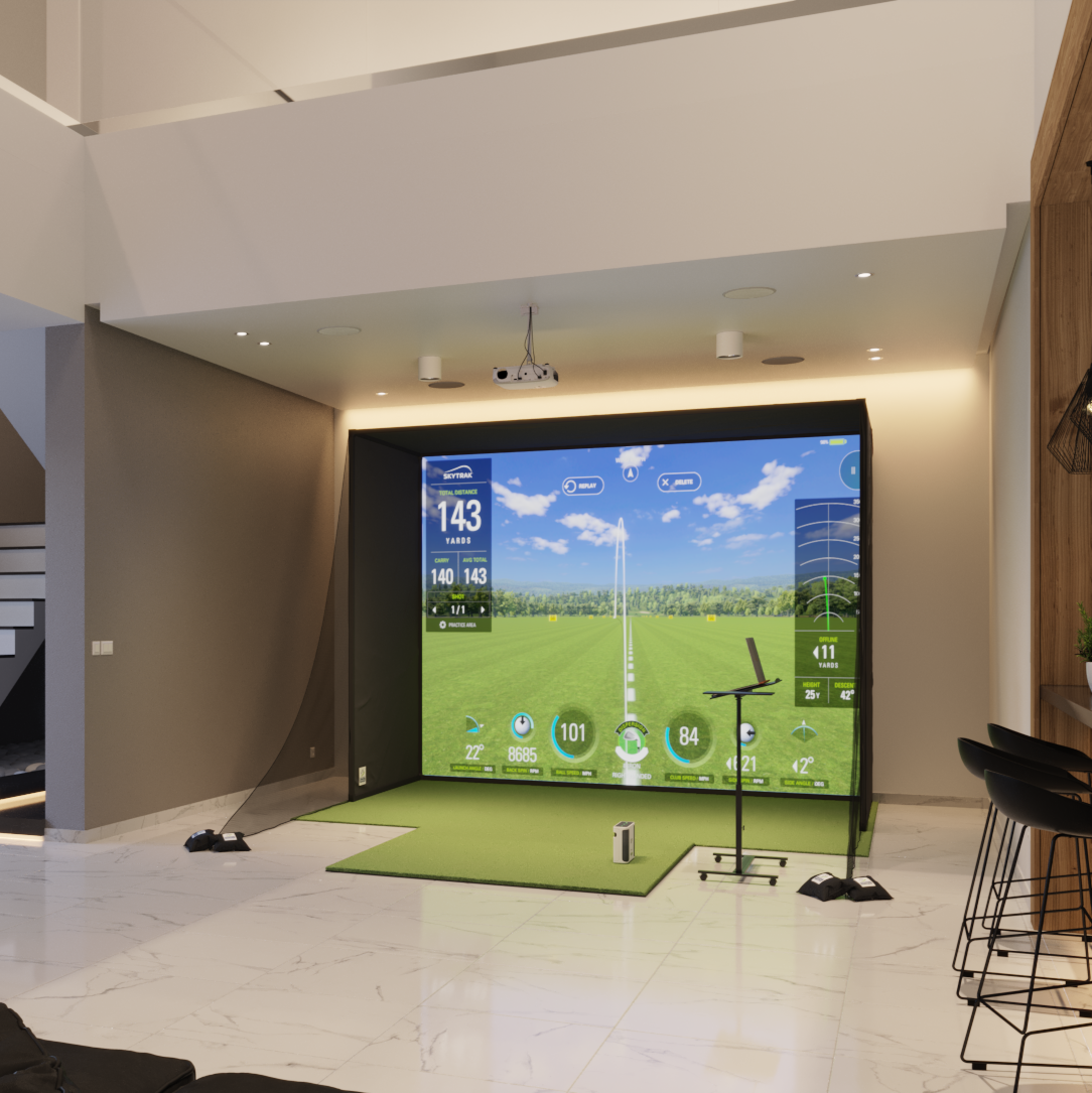 SkyTrak+ SwingBay Golf Simulator