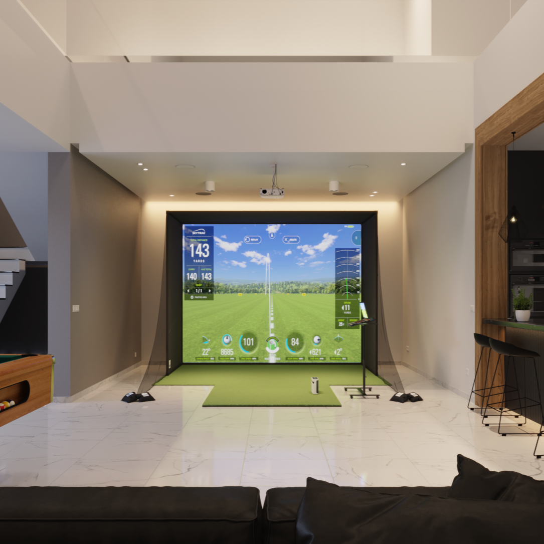 SkyTrak+ SwingBay Golf Simulator