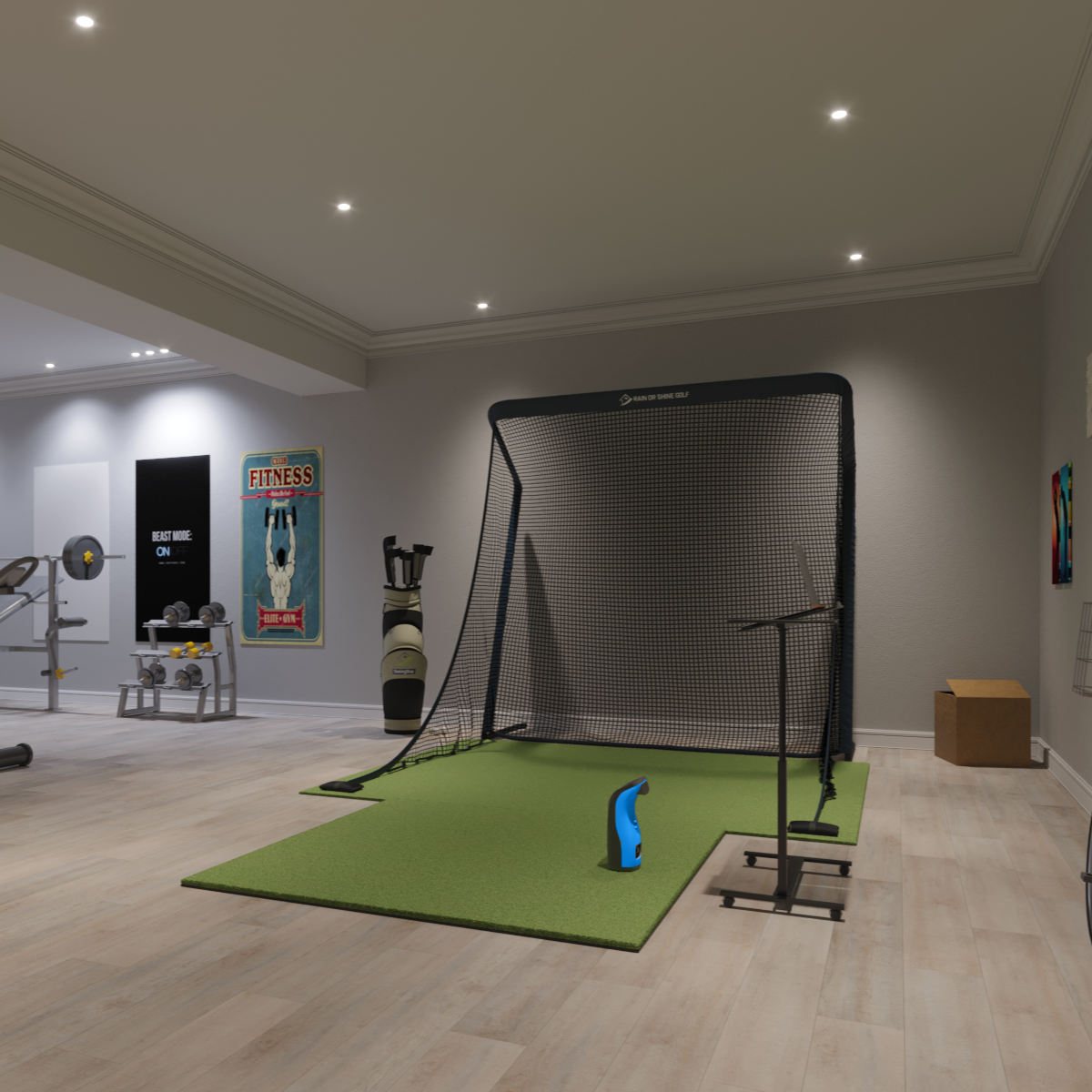 Foresight Sports GC3S Practice Golf Simulator Package