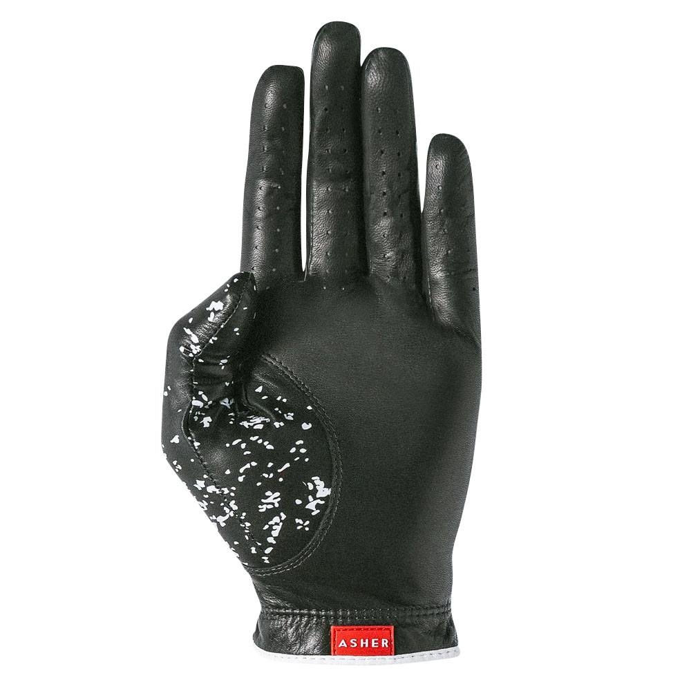 Asher Golf Glove Jet Black - 23 Men