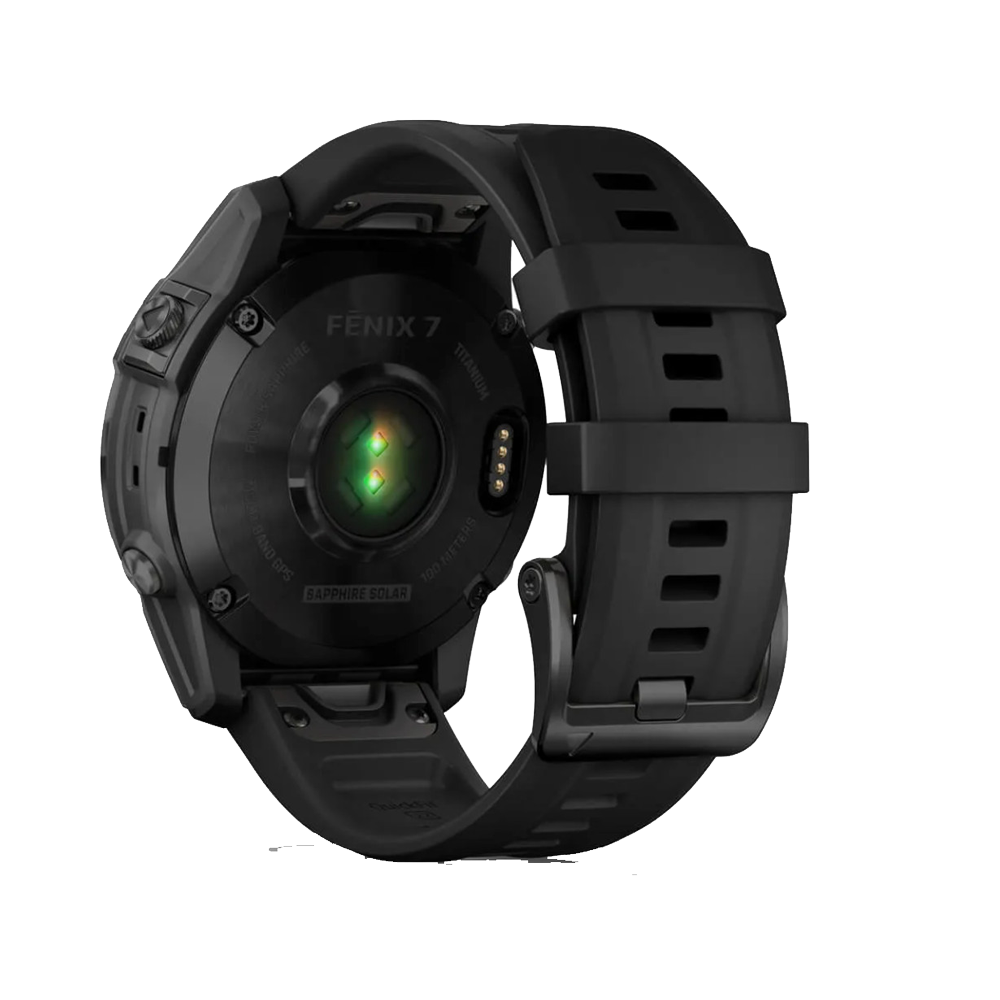 Garmin Fēnix® 7S – Sapphire Solar Edition - Carbon Gray