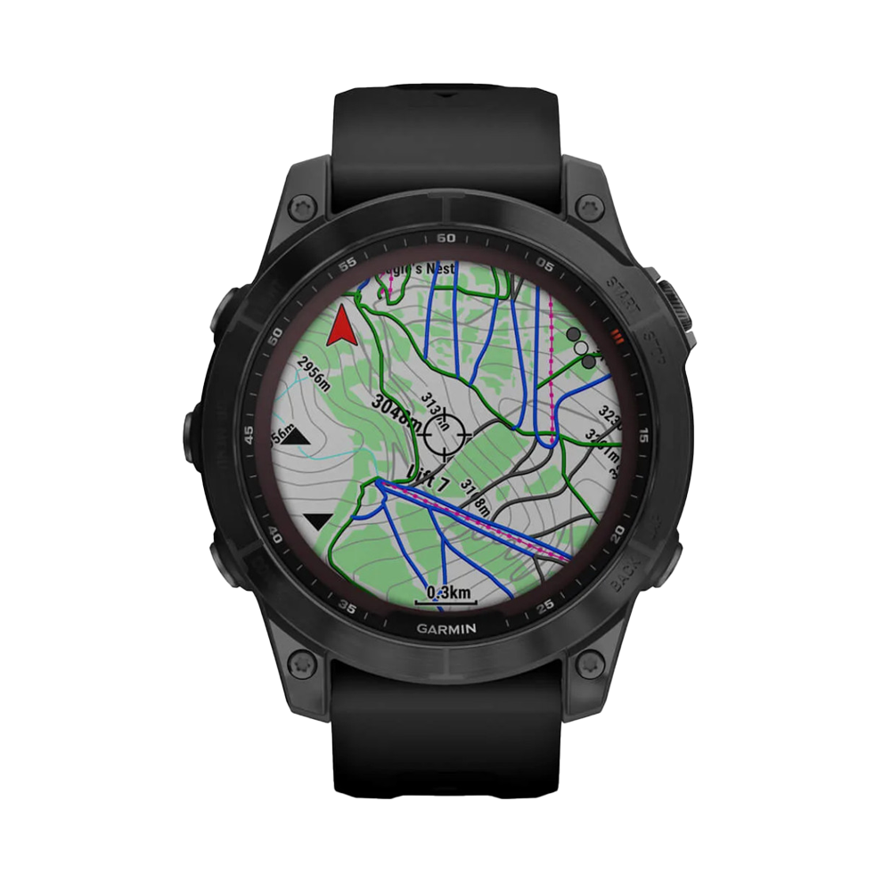 Garmin Fēnix® 7S – Sapphire Solar Edition - Carbon Gray