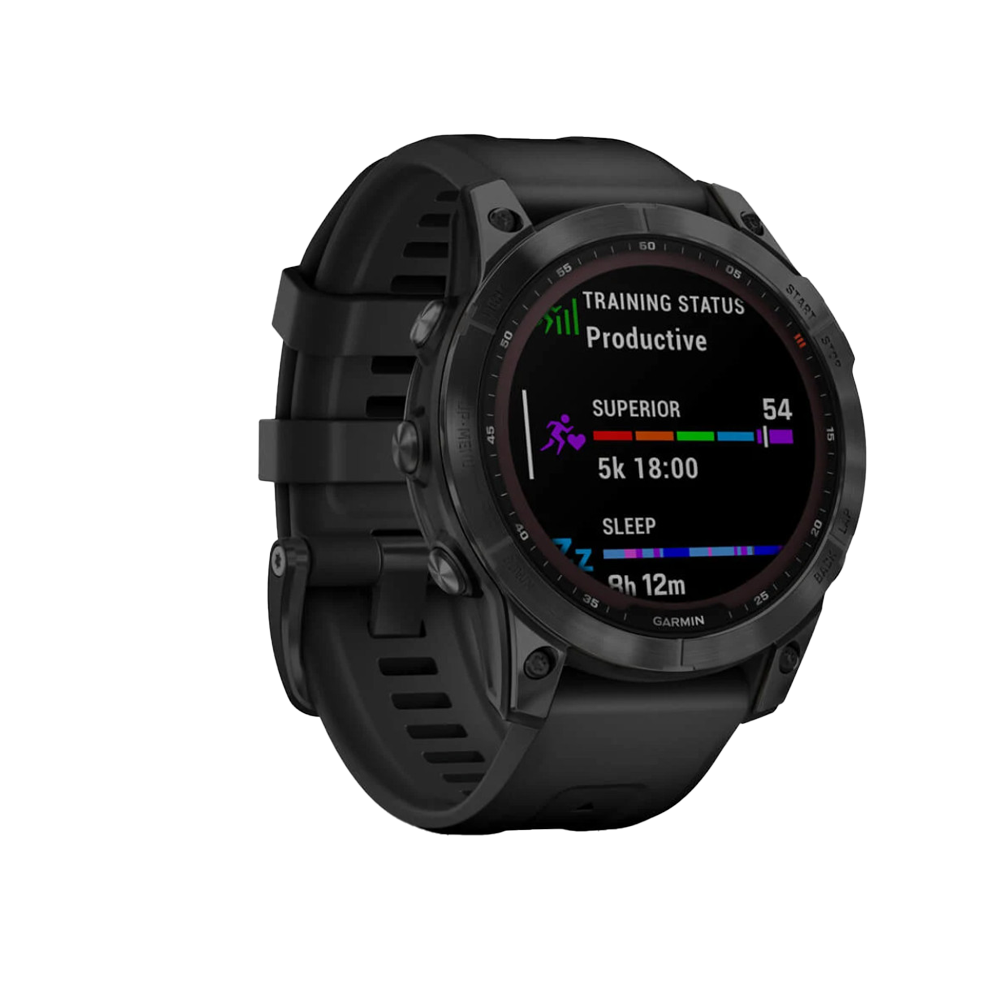 Garmin Fēnix® 7S – Sapphire Solar Edition - Carbon Gray