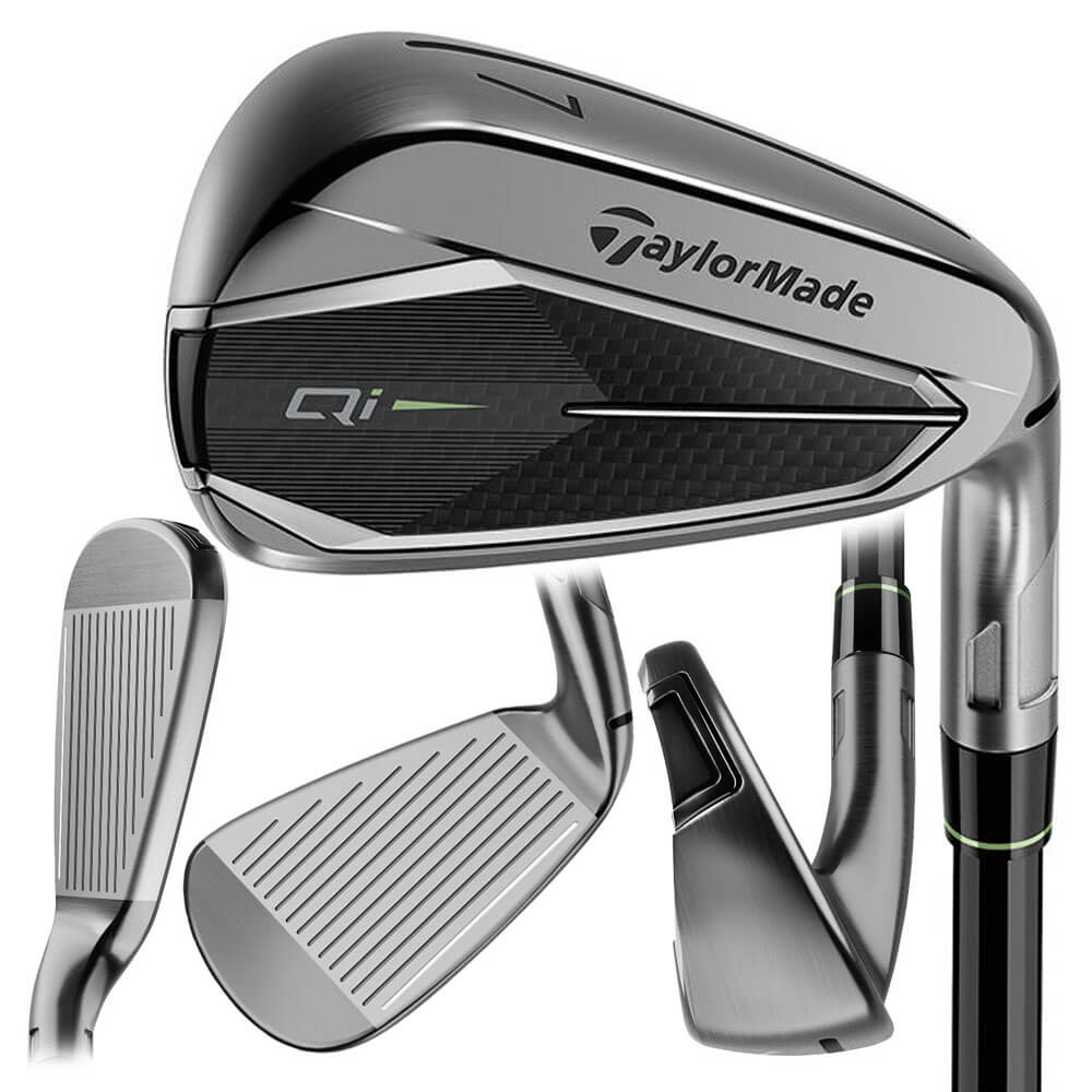 TaylorMade Qi Gunmetal Edition Iron Set - 25 Men