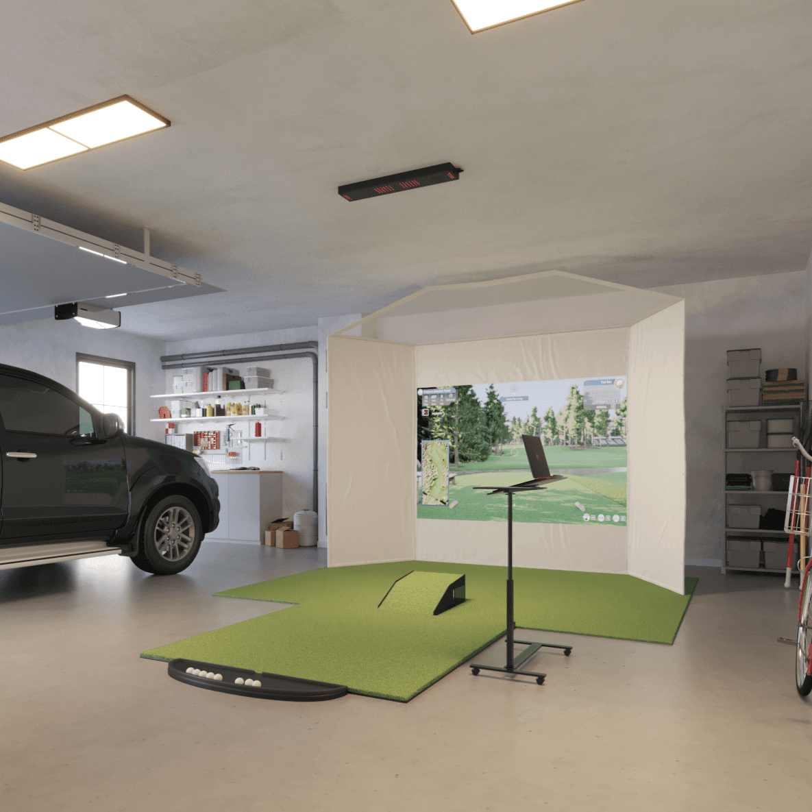 Uneekor EYE XO2 Retractable Golf Simulator
