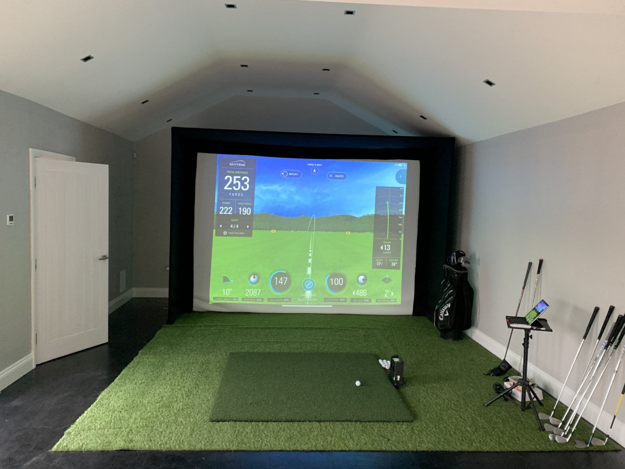 SkyTrak+ Home Golf Simulator Complete Bundle
