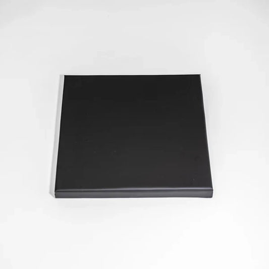 Golf Simulator Foam Leatherette Acoustic Wall Tiles Sound Dampening Panels, Black, Pack Of 10 Wall Tiles