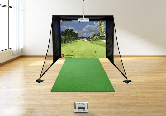 FlightScope Mevo+ PerfectBay Golf Simulator Package