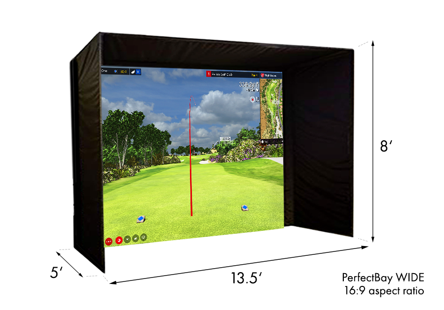 FlightScope Mevo+ PerfectBay Golf Simulator Package