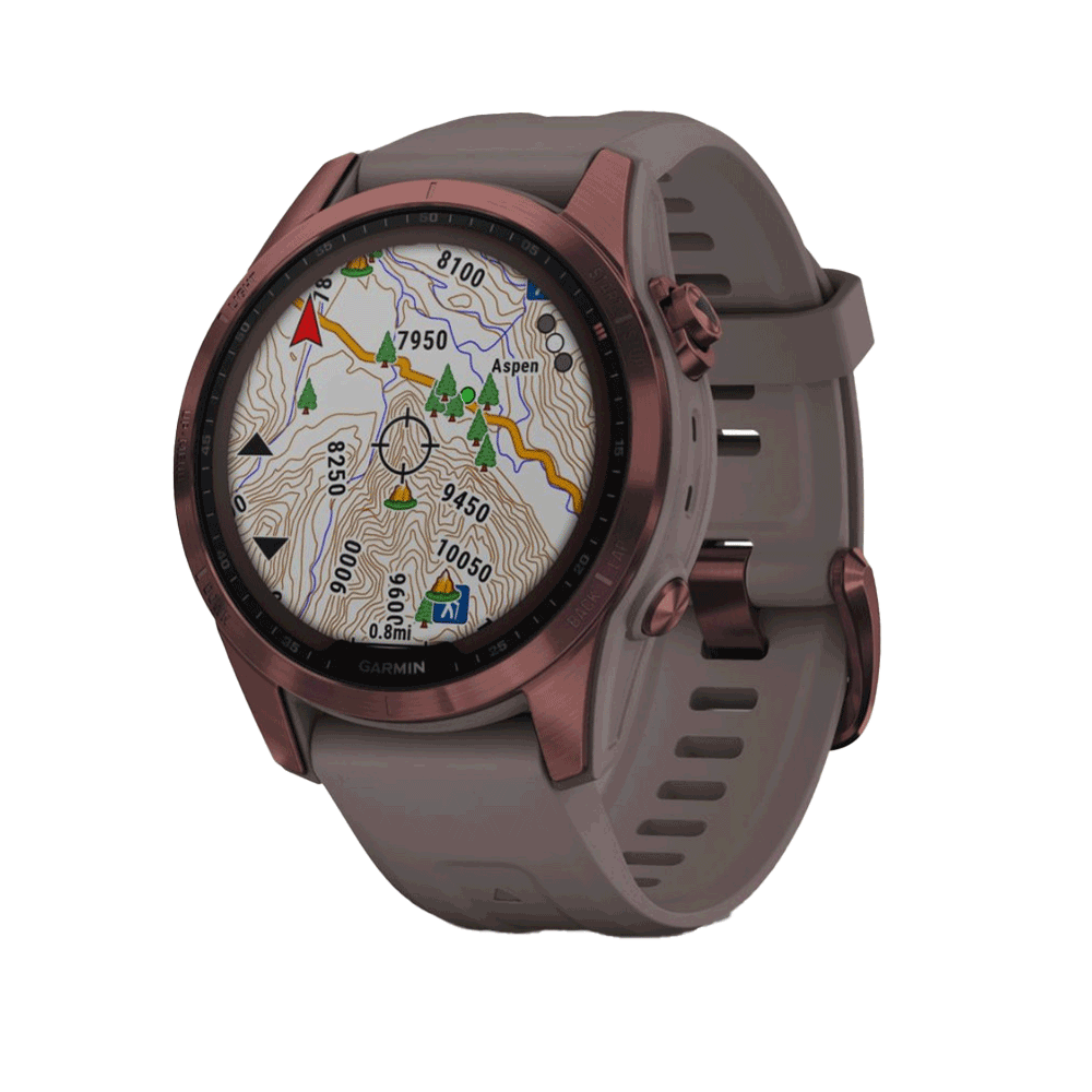 Garmin Fēnix® 7S – Sapphire Solar Edition - Mineral Blue