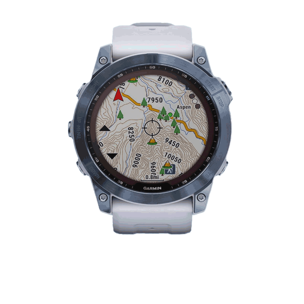 Garmin Fenix 7X Pro Solar Whitestone