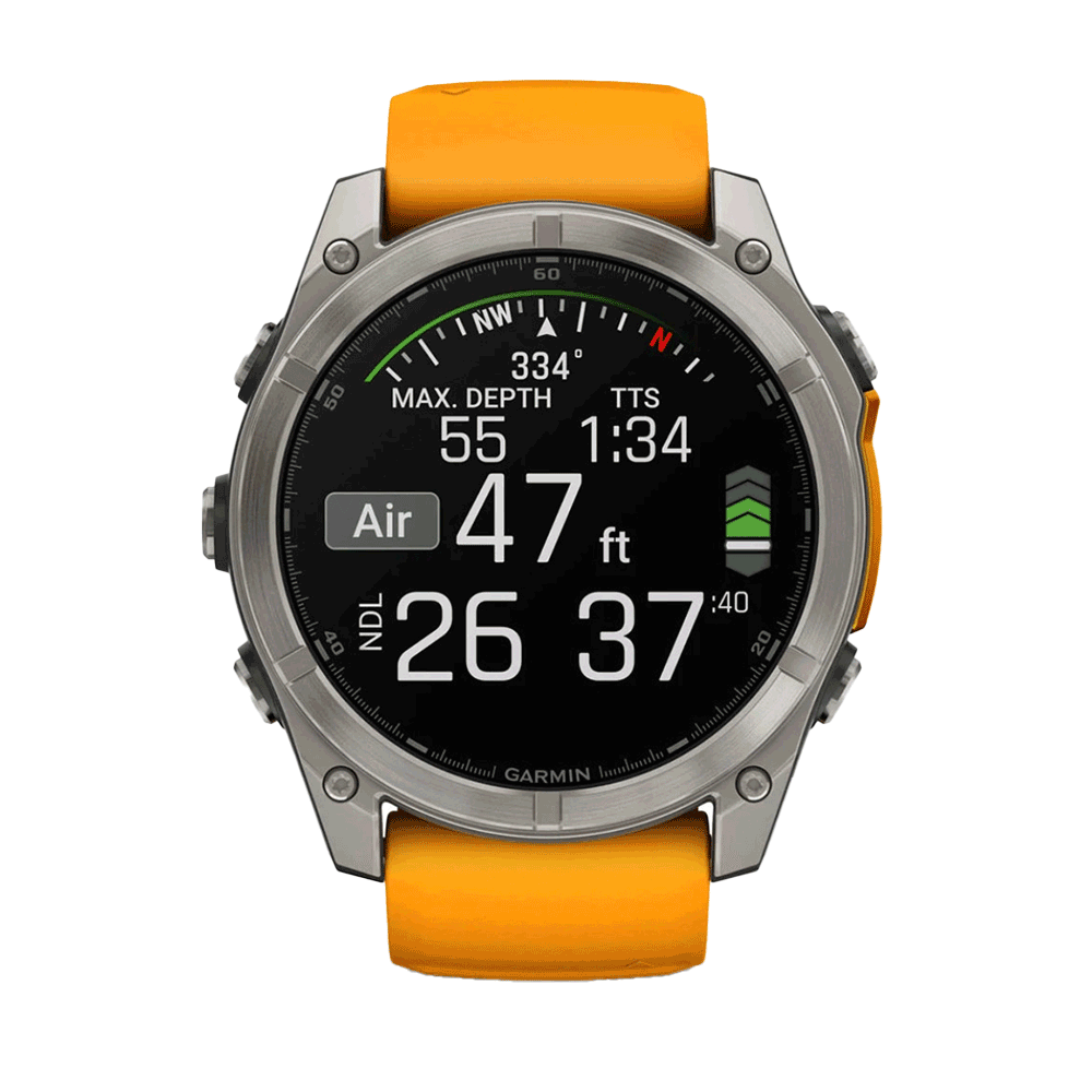 Garmin Fēnix® 8 - Amoled Saphire - Orange