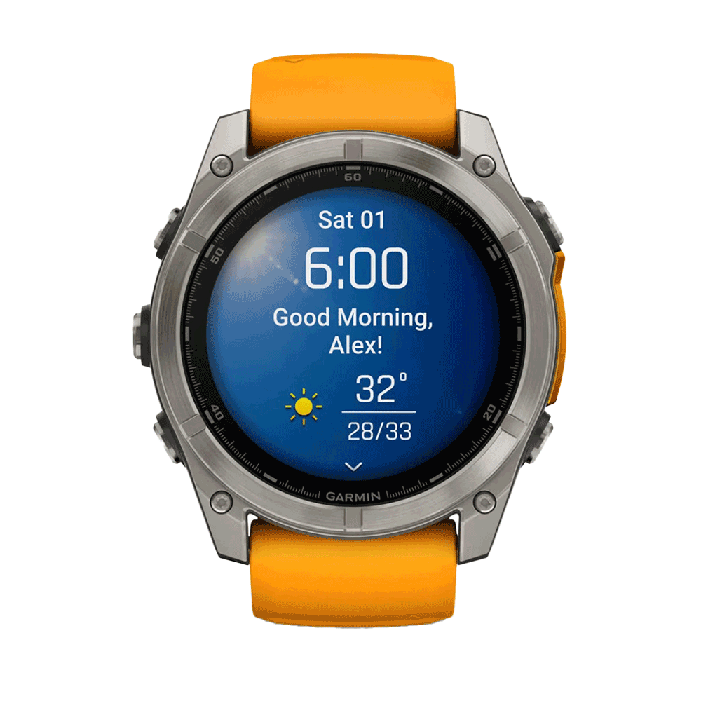 Garmin Fēnix® 8 - Amoled Saphire - Orange