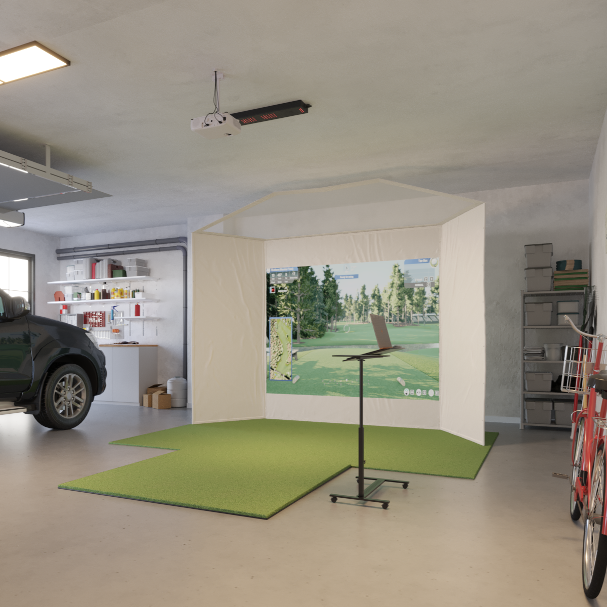 Uneekor EYE XO2 Retractable Golf Simulator