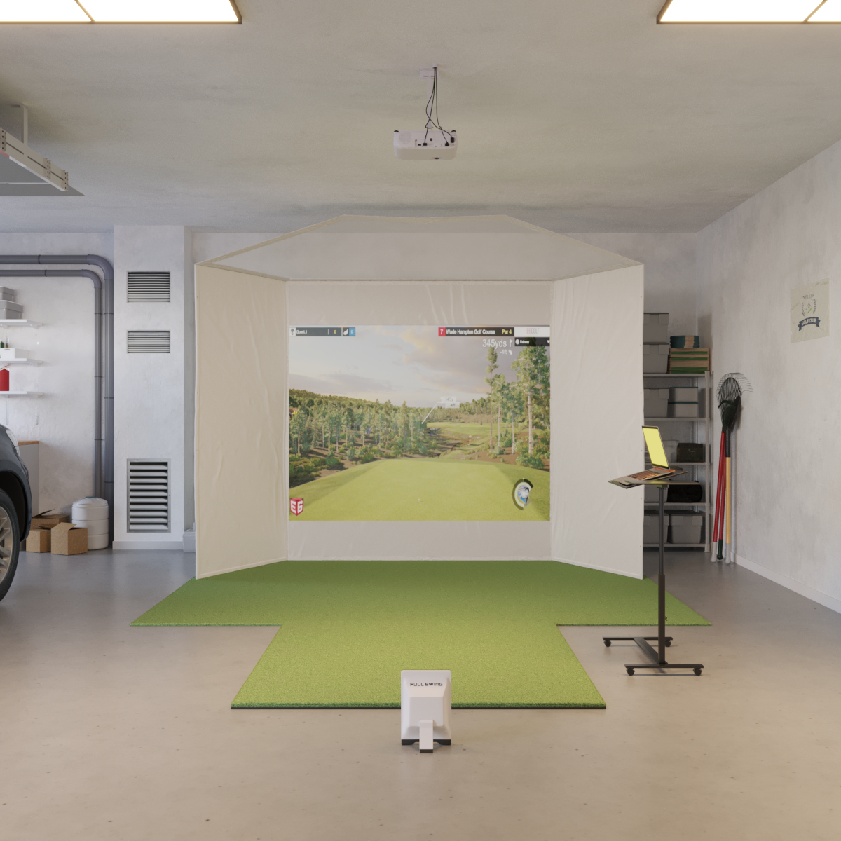 Full Swing KIT Retractable Golf Simulator Package