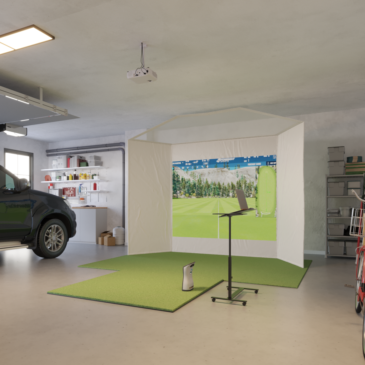 Foresight GCQuad Retractable Golf Simulator