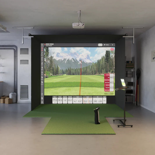 Uneekor EYE MINI Retractable Golf Simulator Package