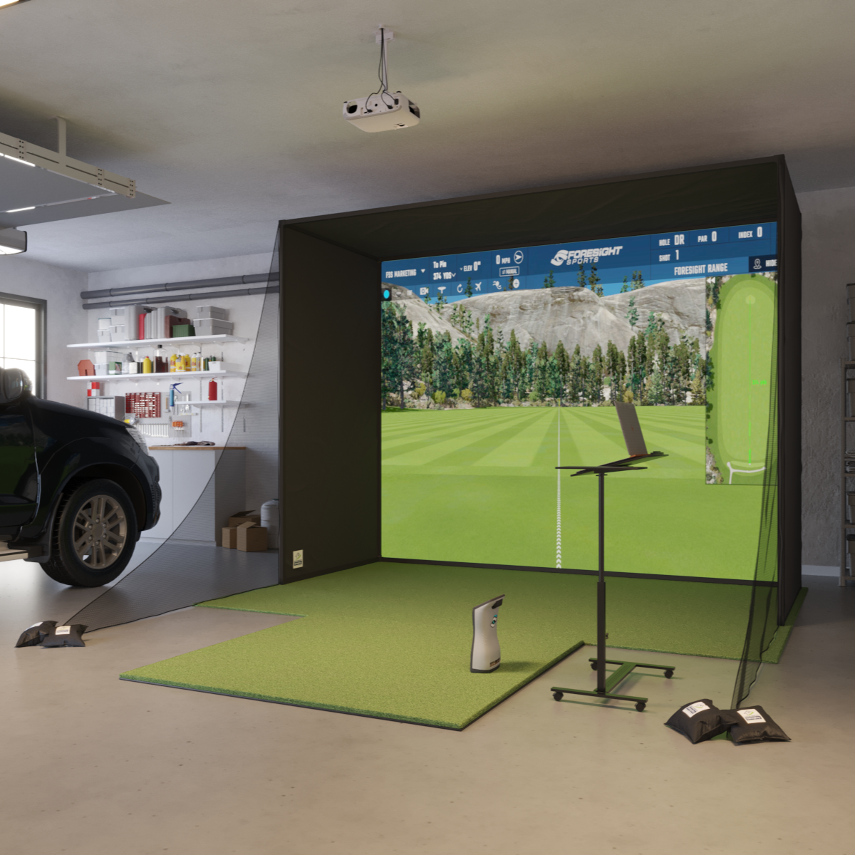 Foresight GCQuad SwingBay Golf Simulator
