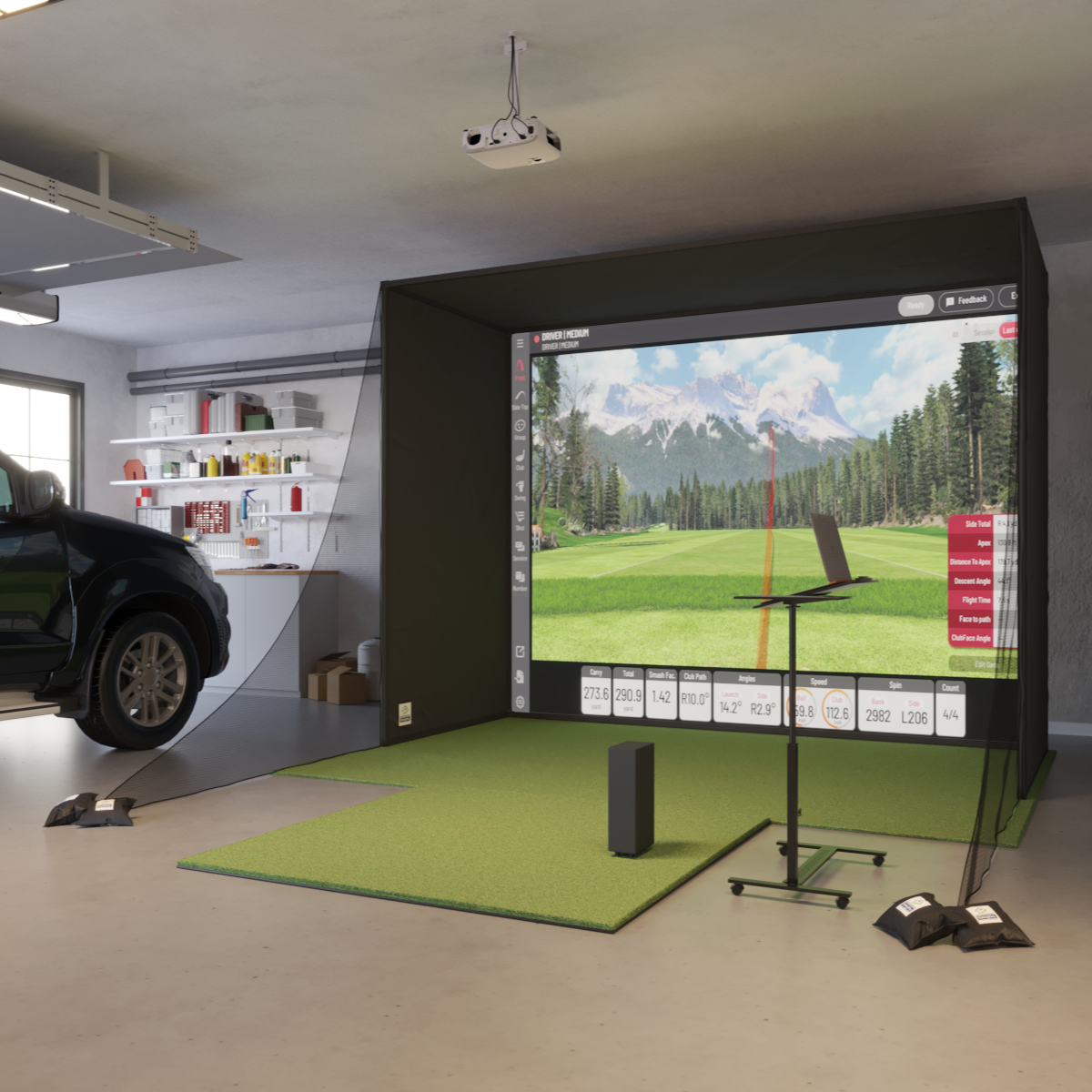 Uneekor EYE MINI Lite SwingBay Golf Simulator