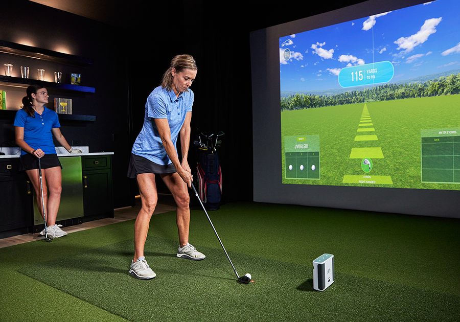 SkyTrak+ Home Golf Simulator Package