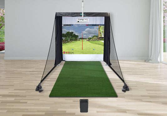 Swing Caddie SC4 PRO Premium Golf Simulator Package