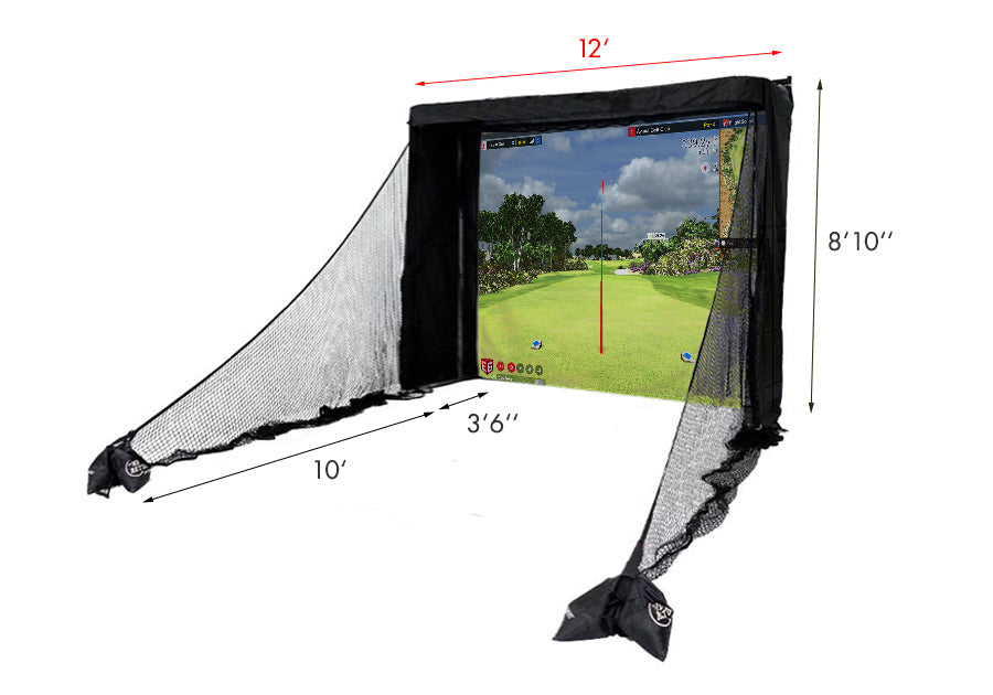 Swing Caddie SC4 PRO Premium Golf Simulator Package