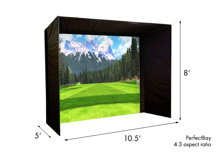 Uneekor EYE XR PerfectBay Golf Simulator Package