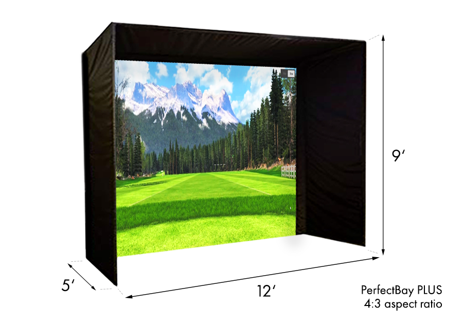 Uneekor EYE XR PerfectBay Golf Simulator Package