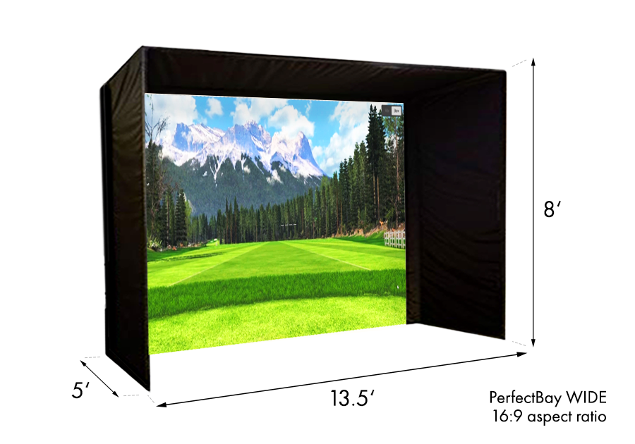 Uneekor EYE XR PerfectBay Golf Simulator Package