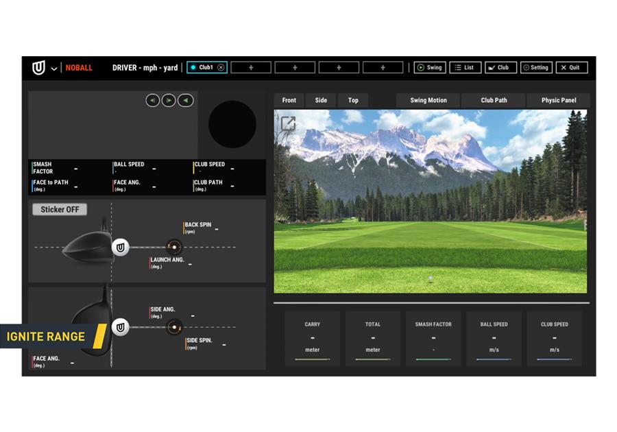 Uneekor EYE MINI PerfectBay Golf Simulator Package