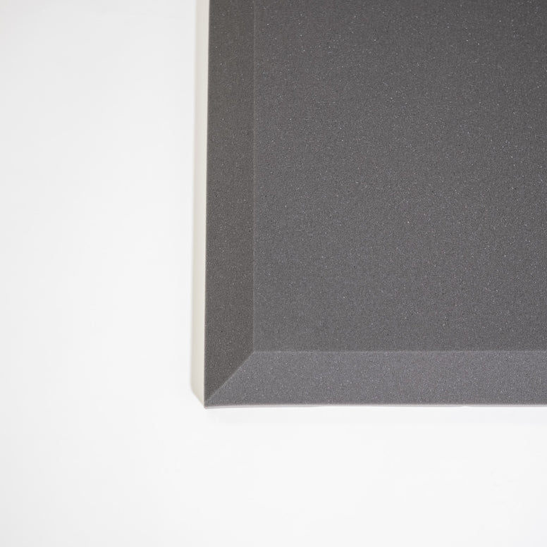 Premium Wall Foam Tiles Bevelled (Pack Of 10) Grey