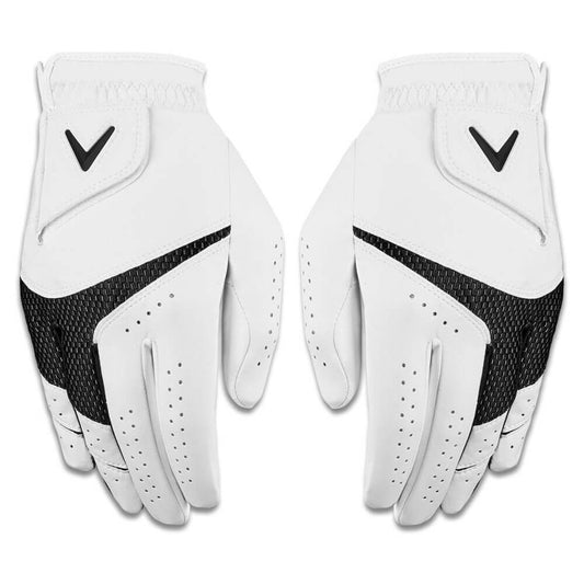 Callaway Weather Spann 2-Pack Golf Glove White - 23 Men