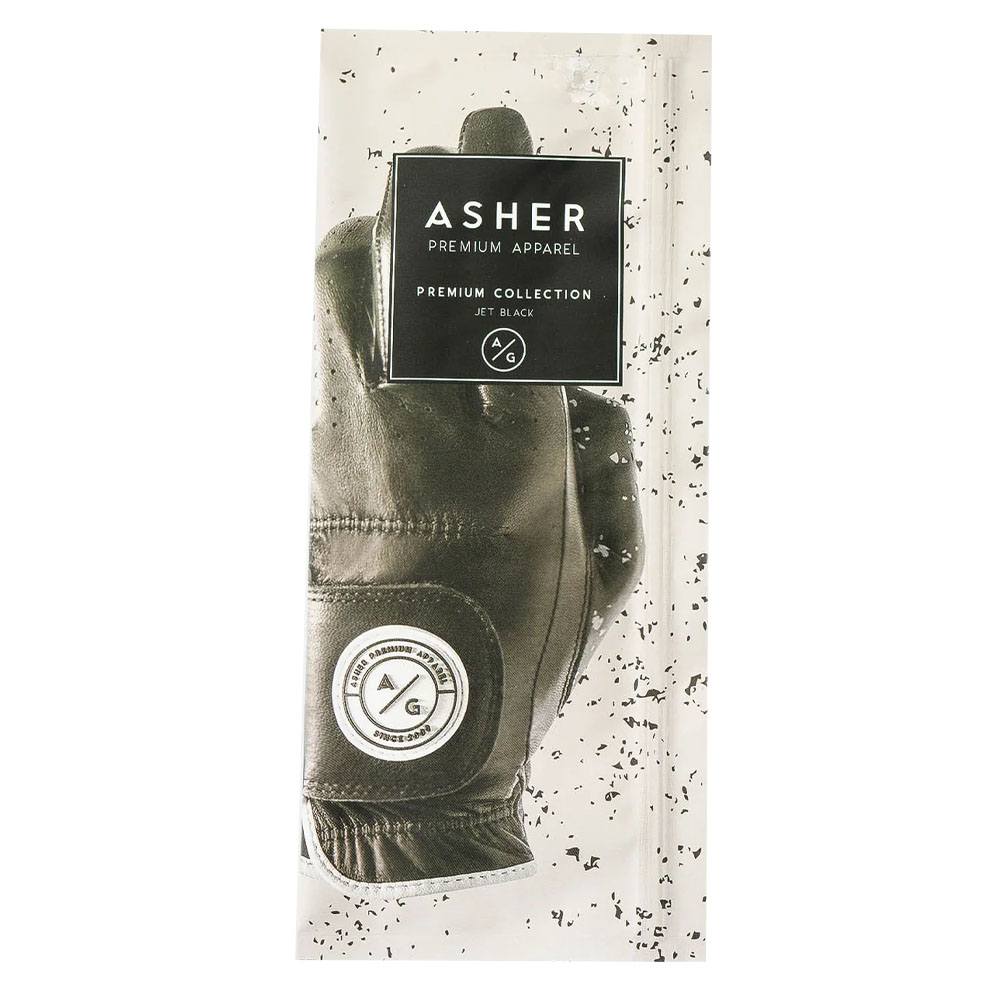 Asher Golf Glove Jet Black - 23 Men