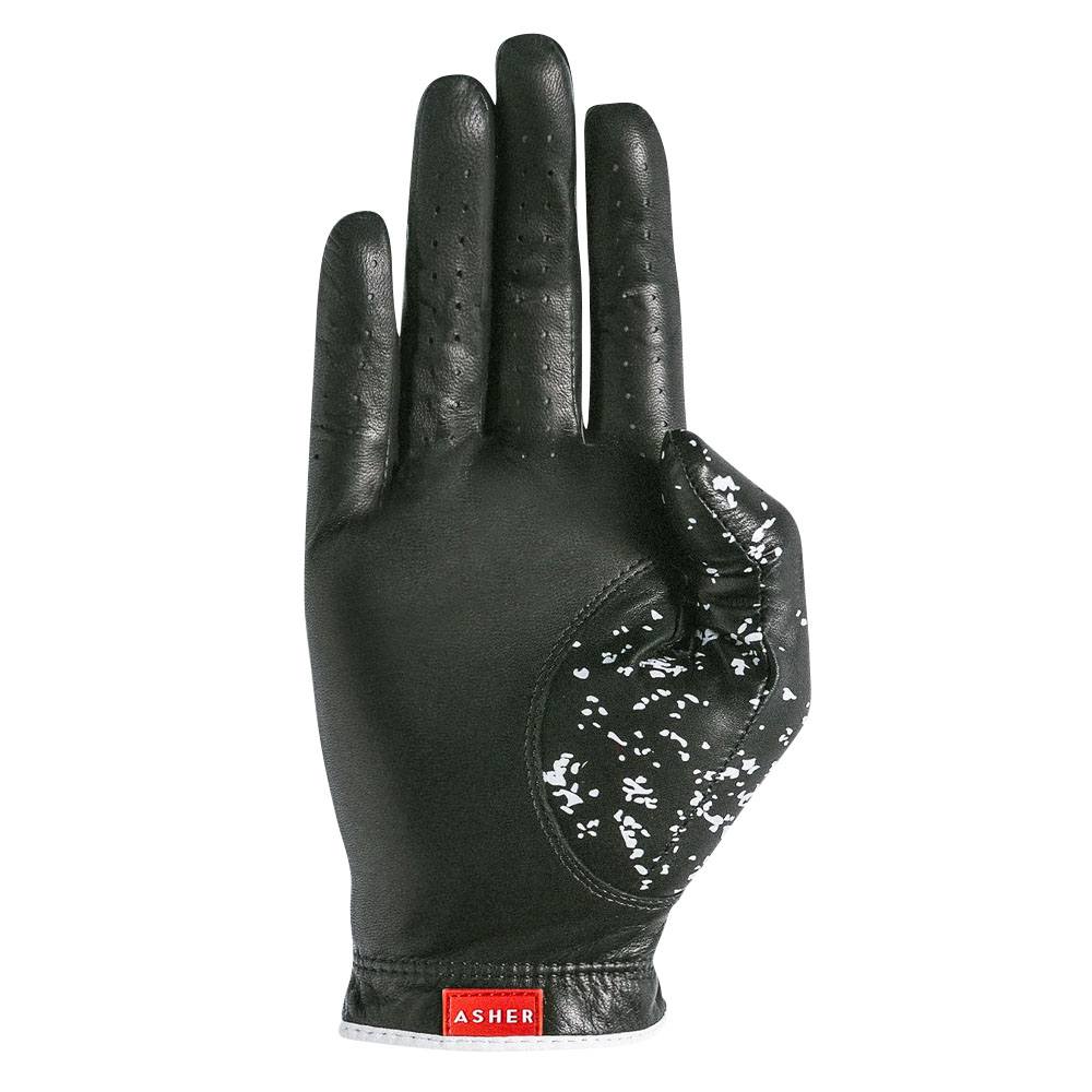 Asher Golf Glove Jet Black - 23 Men