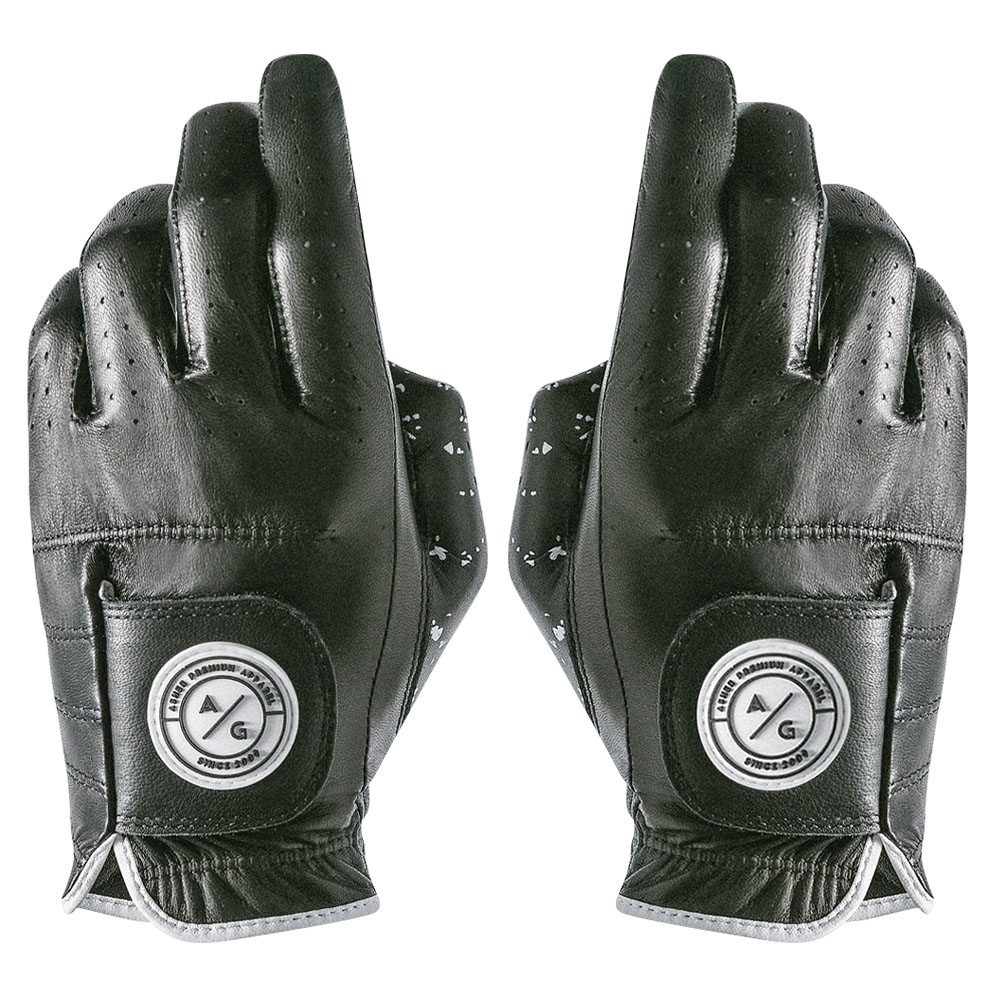 Asher Golf Glove Jet Black - 23 Men