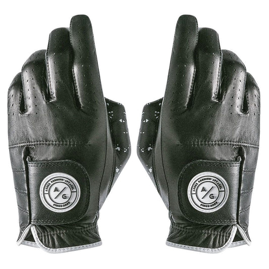 Asher Golf Glove Jet Black - 23 Men
