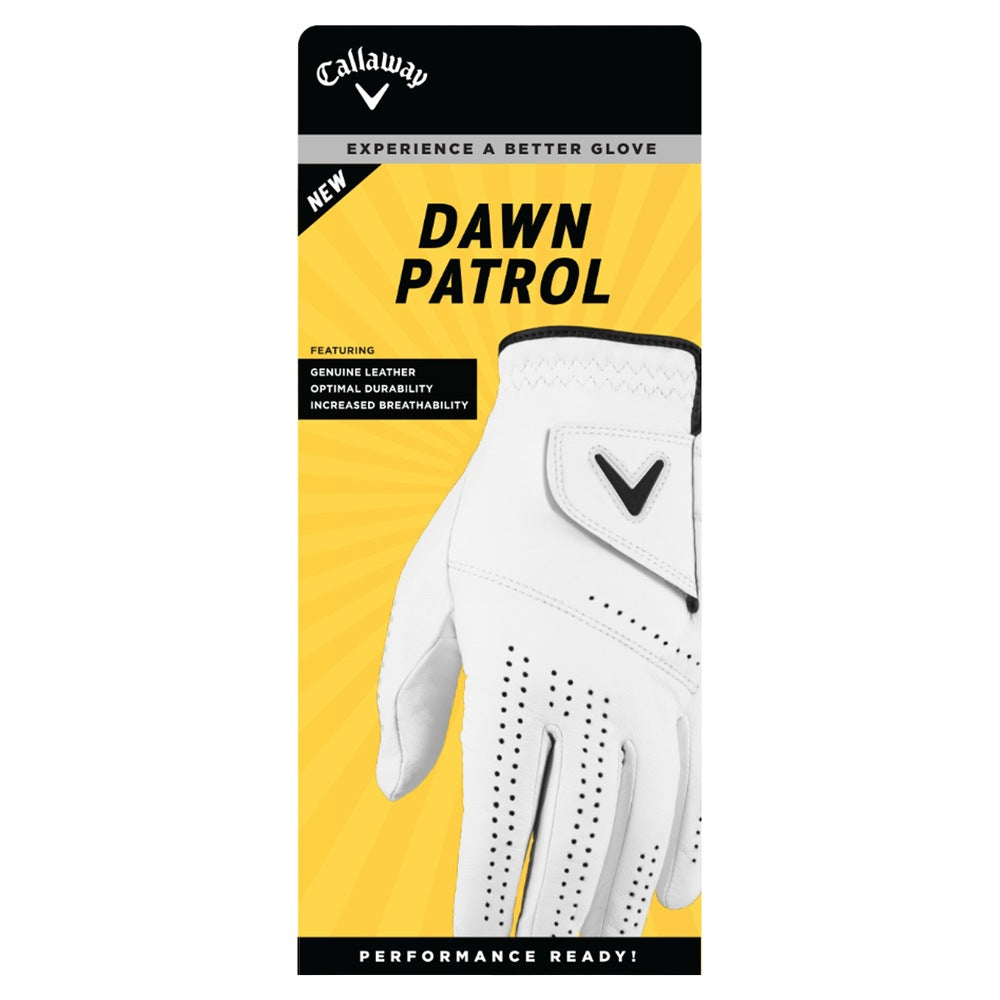 Callaway Dawn Patrol Golf Glove White - 24 Men
