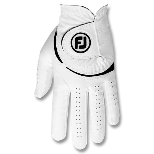 FootJoy WeatherSof Golf Glove White/Black - 24 Men
