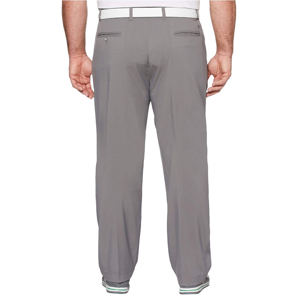 Callaway Classic Stretch Solid w/Active Waistband Golf Pants Chinchilla - SS25 Men