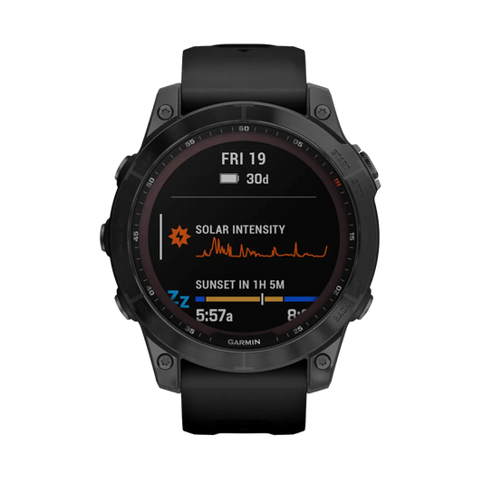 Garmin Fēnix® 7S – Sapphire Solar Edition - Carbon Gray