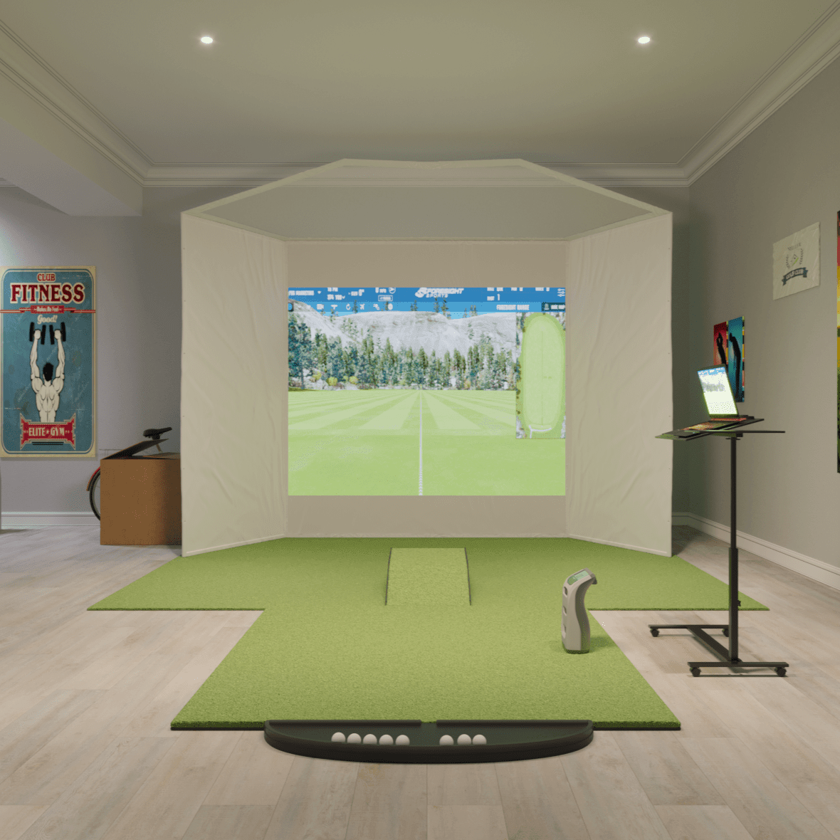 Foresight Sports GC3 Retractable Golf Simulator