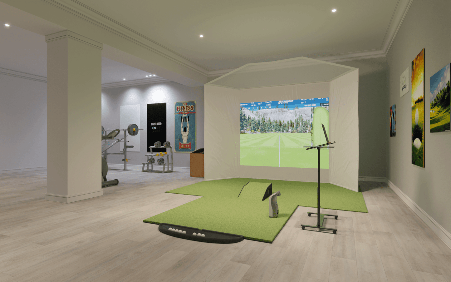 Foresight Sports GC3 Retractable Golf Simulator