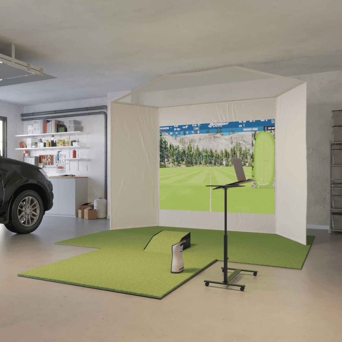 Foresight GCQuad Retractable Golf Simulator