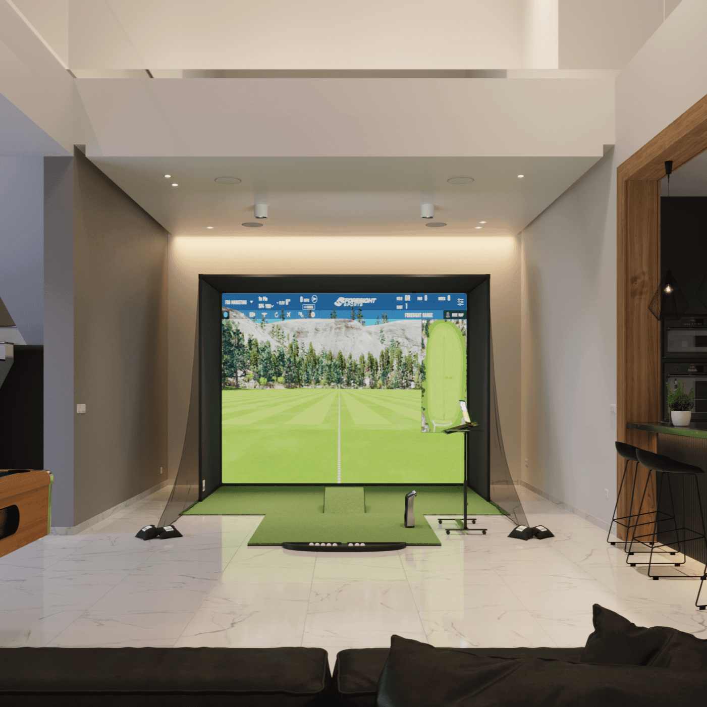 Foresight GCQuad SwingBay Golf Simulator