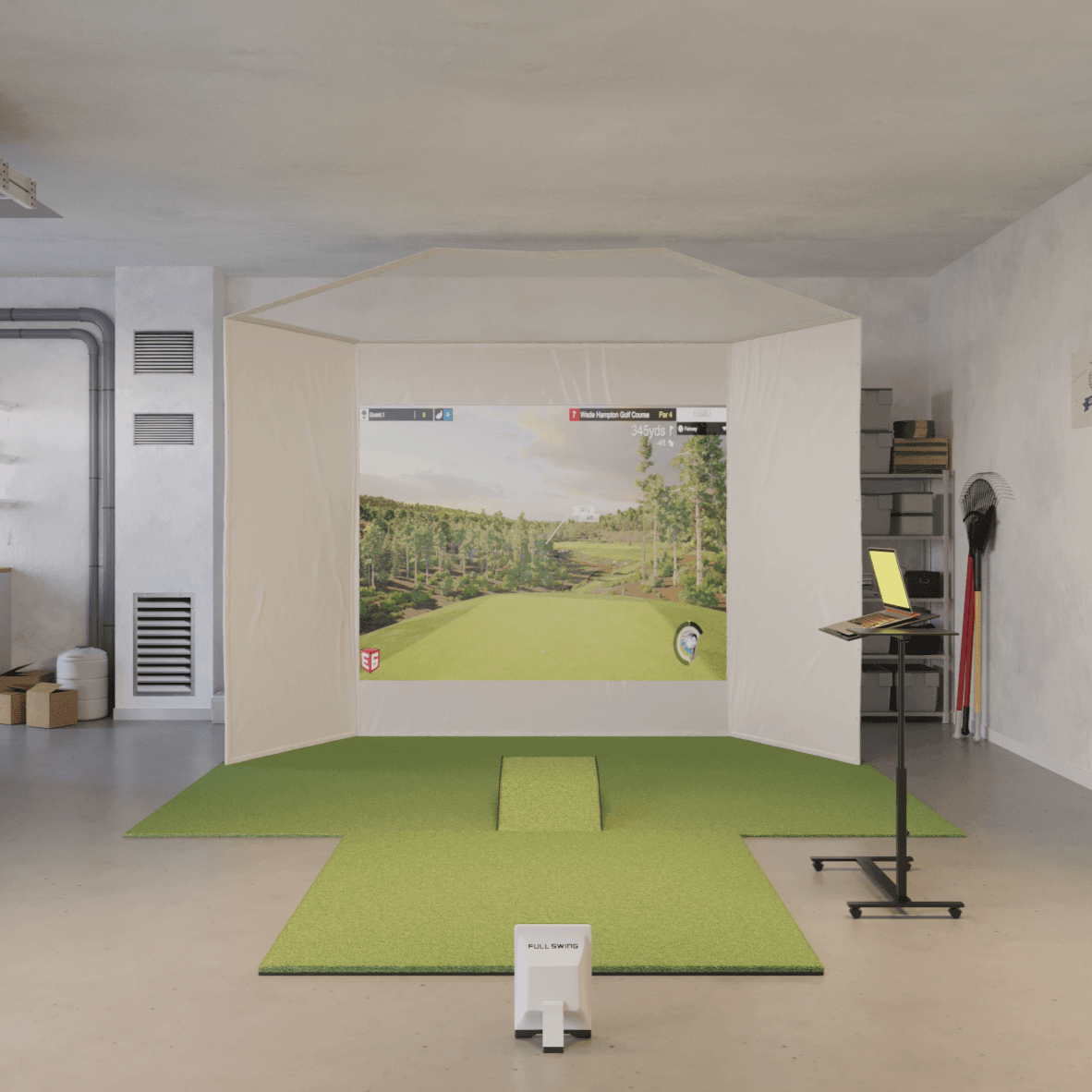 Full Swing KIT Retractable Golf Simulator Package